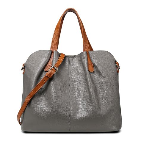 Genuine Leather Tote Bags: Designer Handbags & Purses for .